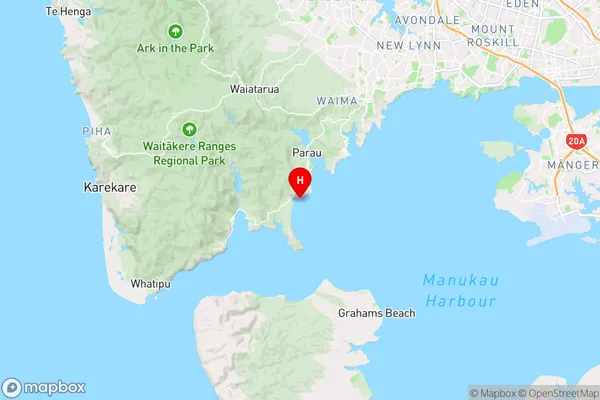 Duncan Bay,Auckland Region Map