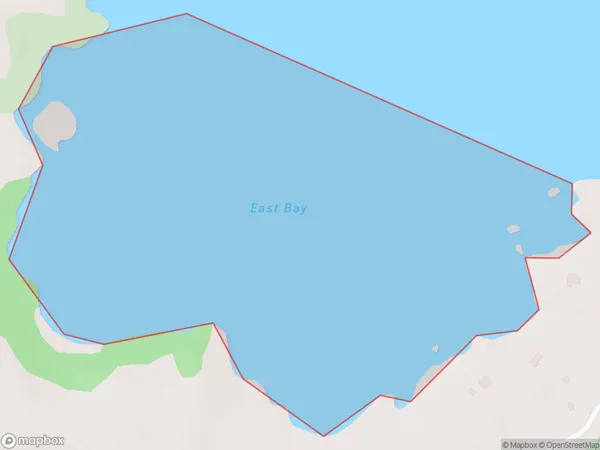 East Bay, Otago Polygon Area Map
