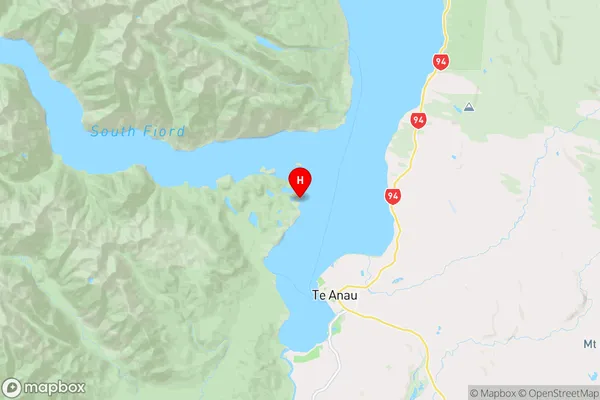 East Cove,Southland Region Map