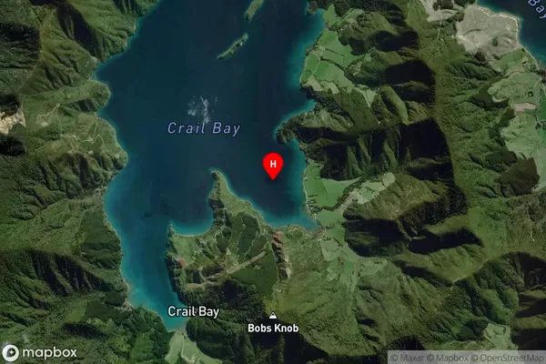Elie Bay,Marlborough Satellite Map