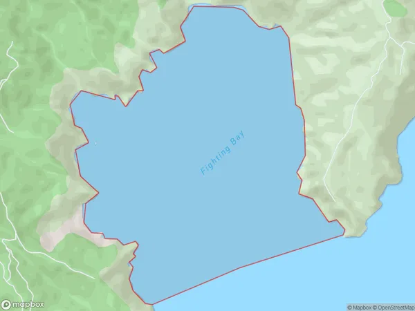 Oraumoa / Fighting Bay, Otago Polygon Area Map