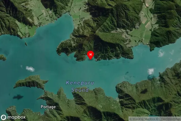 Fish Bay,Marlborough Satellite Map