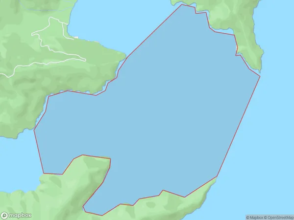 Fitzroy Bay, Marlborough Polygon Area Map