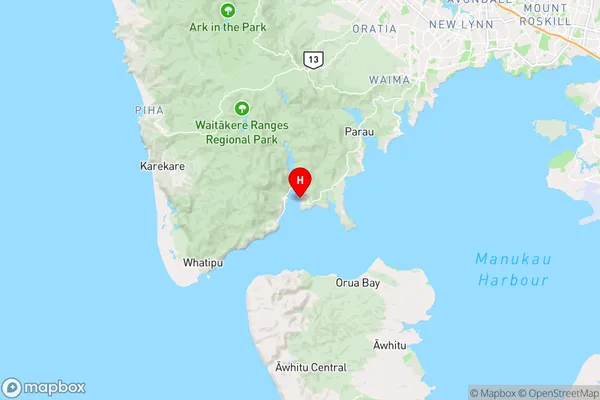 Foster Bay,Auckland Region Map