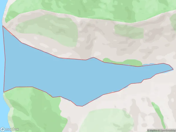 Four Fathom Bay, Marlborough Polygon Area Map