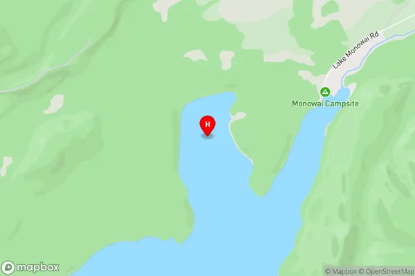 Fowlers Arm,Southland Area Map