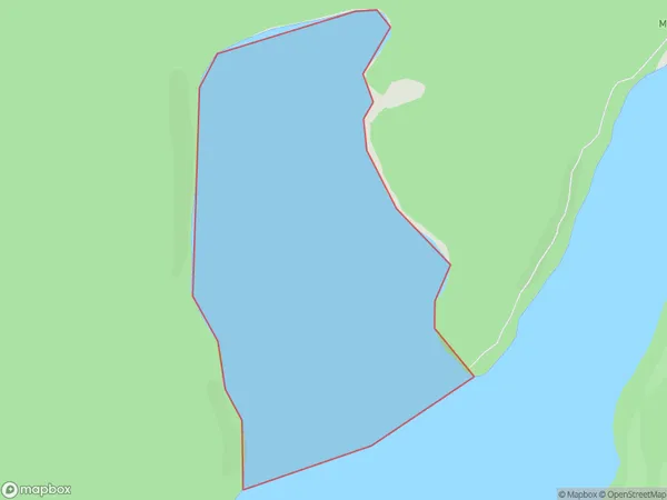 Fowlers Arm, Southland Polygon Area Map