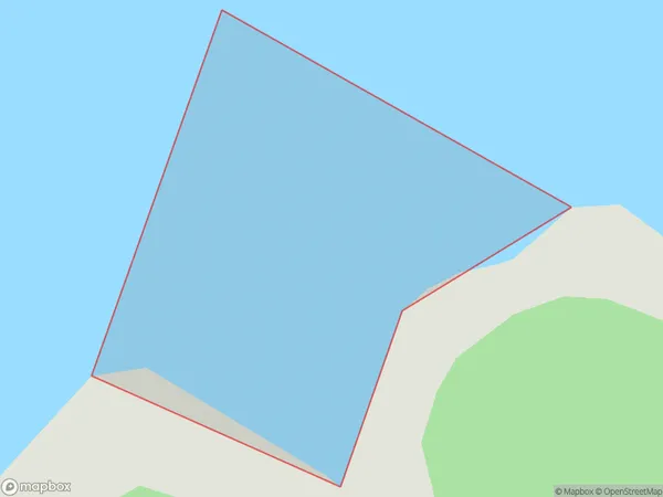 Franks Bay, Southland Polygon Area Map