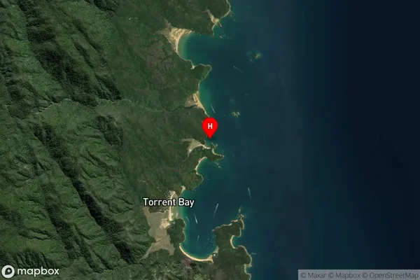 Frenchman Bay,Tasman Satellite Map
