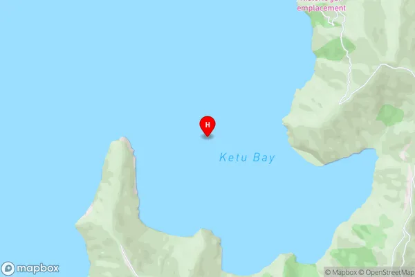 Ketu Bay,Marlborough Area Map