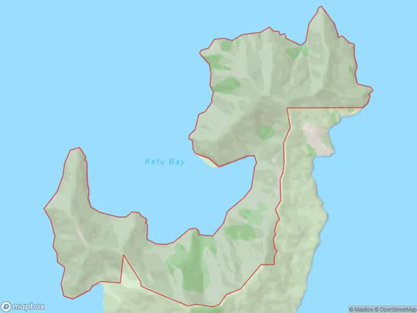 Ketu Bay, Marlborough Polygon Area Map