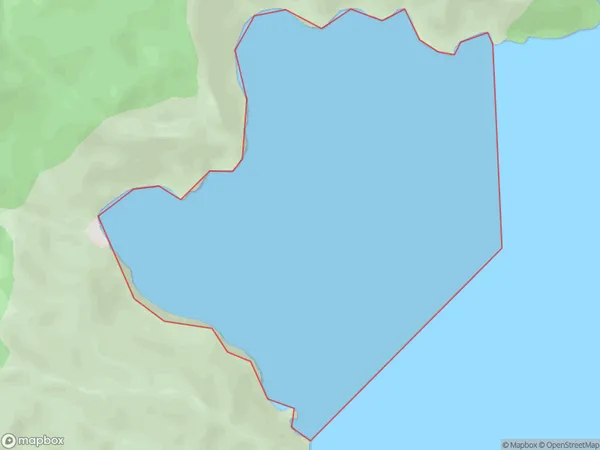 Glasgow Bay, Marlborough Polygon Area Map