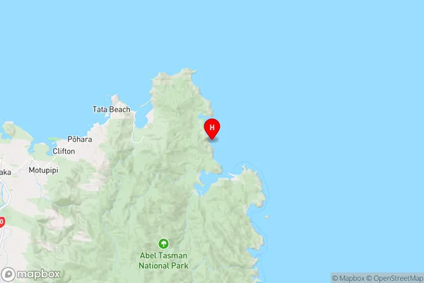 Goat Bay,Tasman Region Map