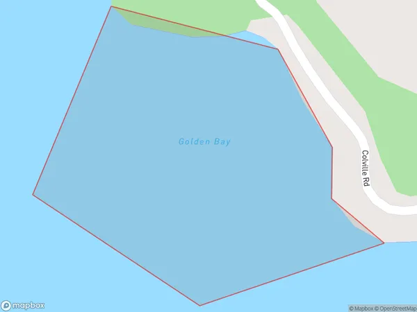 Golden Bay, Otago Polygon Area Map