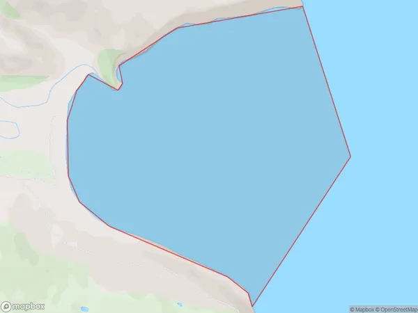 Goughs Bay, Canterbury Polygon Area Map