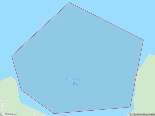 Governors Bay, Marlborough Polygon Area Map