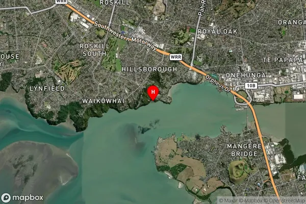 Grannys Bay,Auckland Satellite Map