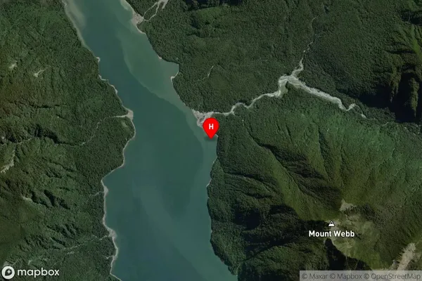 Gravel Cove,Southland Satellite Map