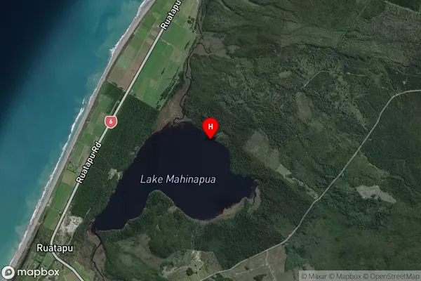 Grebe Bay,West Coast Satellite Map