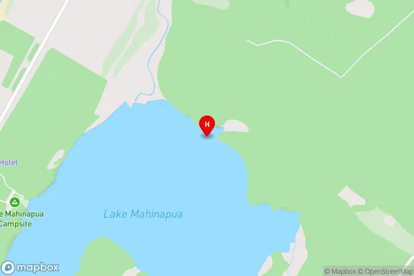 Grebe Bay,West Coast Area Map