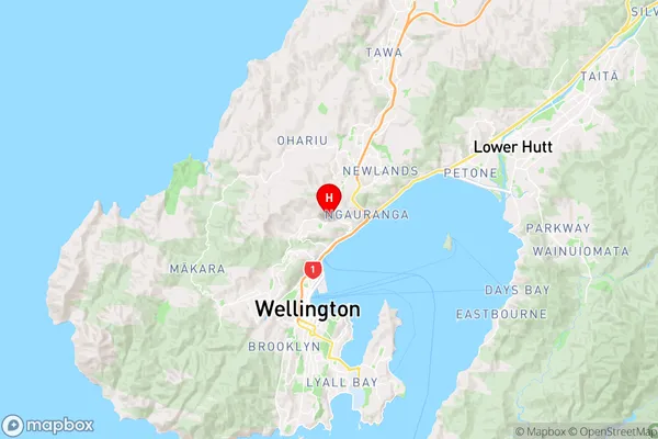 Khandallah,Wellington Region Map