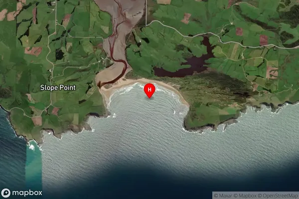 Haldane Bay,Southland Satellite Map
