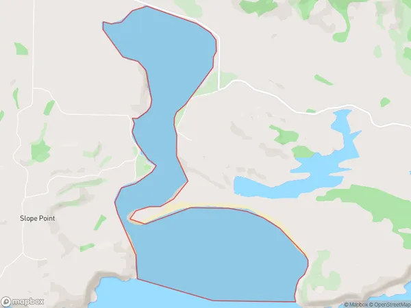 Haldane Bay, Southland Polygon Area Map
