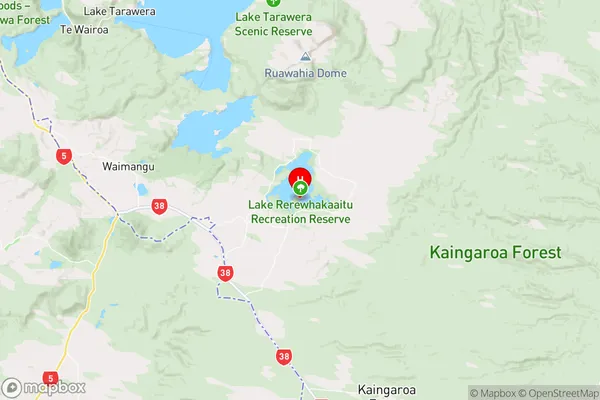 Half Moon Bay,Bay of Plenty Region Map