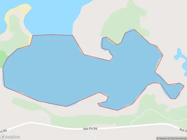 Half Moon Bay, Bay of Plenty Polygon Area Map