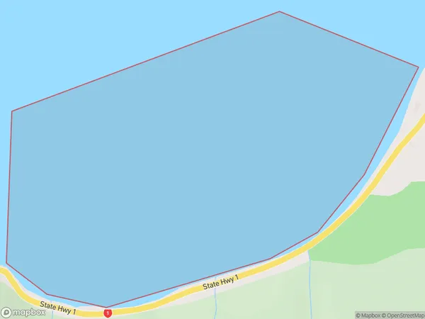 Paka Bay, Waikato Polygon Area Map