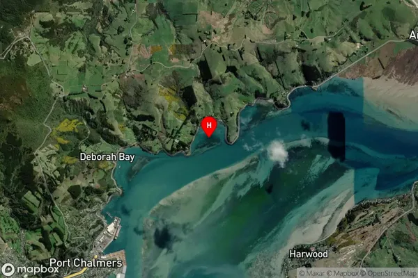 Hamilton Bay,Otago Satellite Map