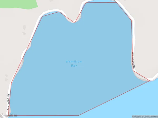 ZipCode 9023 Map for Hamilton Bay