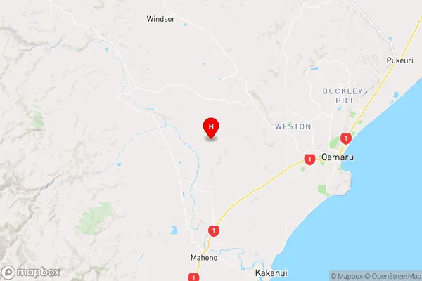 Kia Ora,Otago Region Map