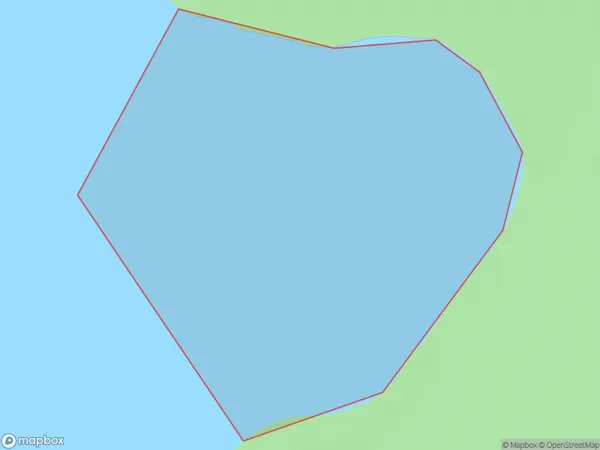 Happy Cove, Southland Polygon Area Map