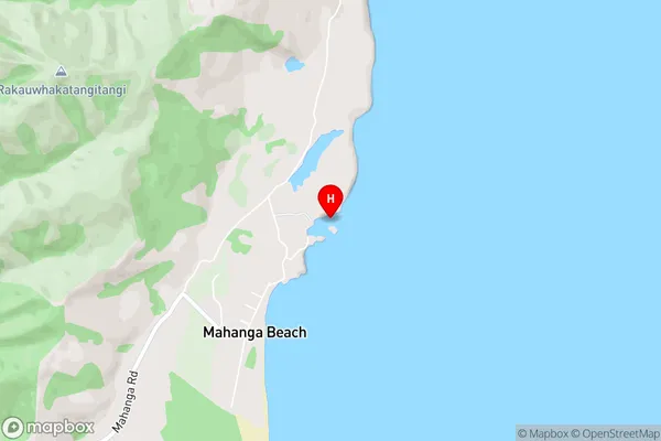 Happy Jacks Boat Harbour,Hawke's Bay Area Map