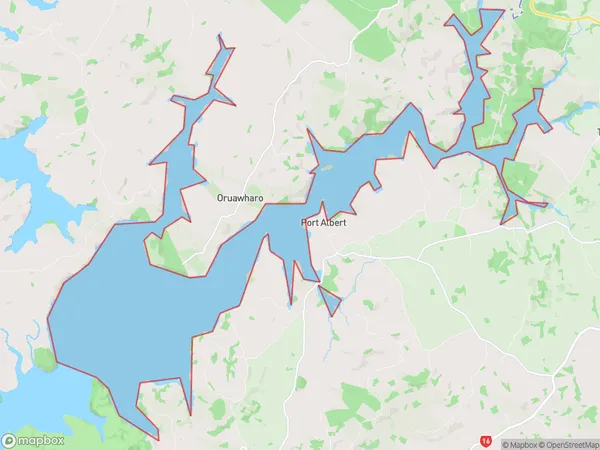 Hargreaves Basin, Northland Polygon Area Map