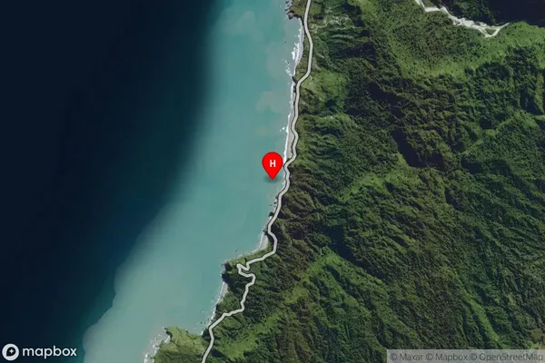 Hatters Bay,West Coast Satellite Map