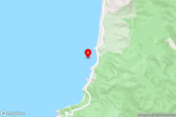Hatters Bay,West Coast Area Map