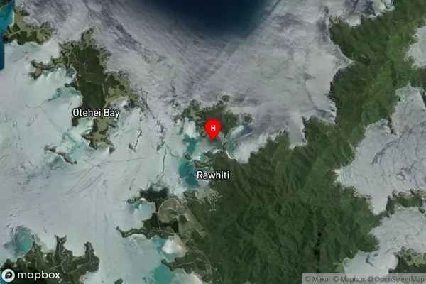 Hauai Bay,Northland Satellite Map