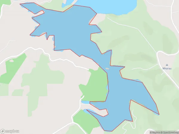 Hauparua Inlet, Northland Polygon Area Map