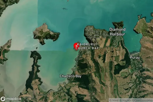 Hays Bay,Canterbury Satellite Map