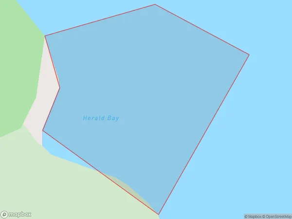 Herald Bay, Auckland Polygon Area Map