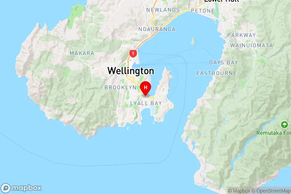 Kilbirnie,Wellington Region Map