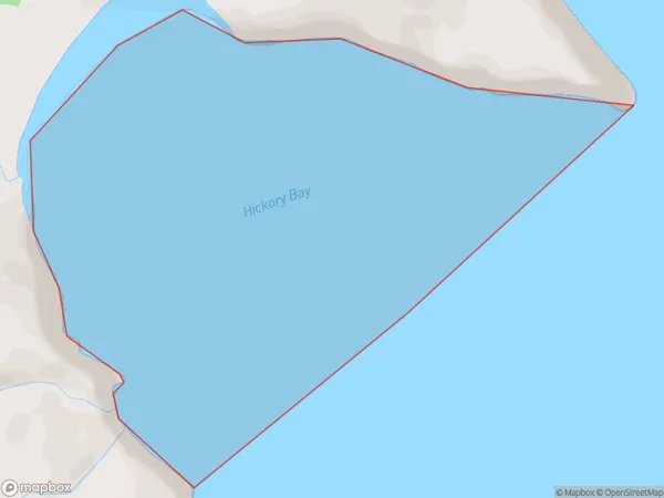 Hickory Bay, Canterbury Polygon Area Map