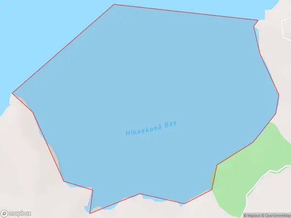 Hikoekoea Bay, Marlborough Polygon Area Map