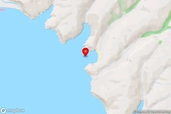 Hikuraki Bay,Canterbury Area Map