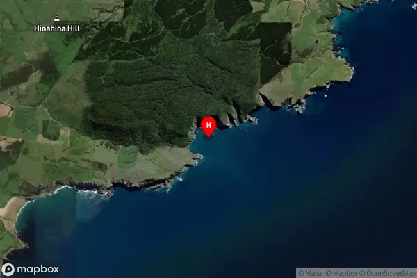 Hinahina Cove,Otago Satellite Map