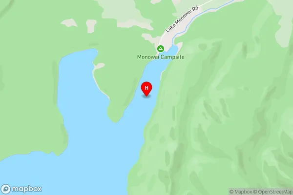 Hincheys Outlet,Southland Area Map