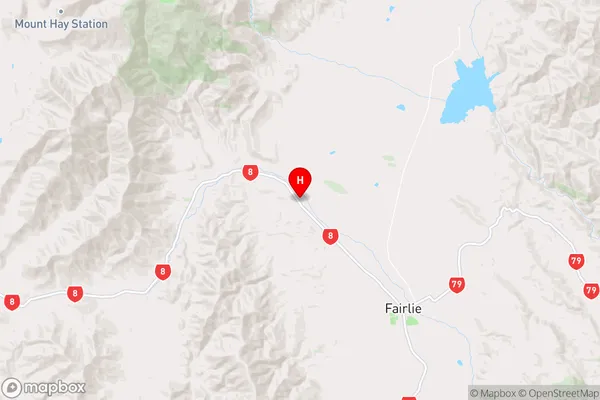 Kimbell,Canterbury Region Map