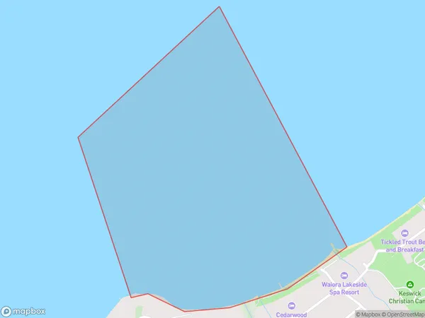 Waingaehe/Holdens Bay, Otago Polygon Area Map